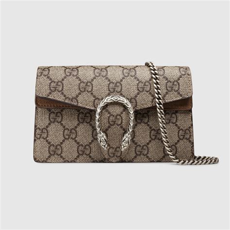 gucci dionysus super mini gg supreme logo cross body bag|dionysus gg small rectangular bag.